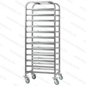 тележка-шпилька тшпр - 460х615х1600 «retail» 12 уровней противней 400*600