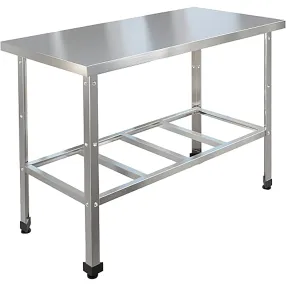 стол производственный без борта с полкой решеткой сп-9/6-р-эн