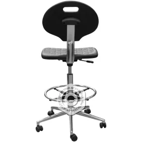 стул лабораторный полиуретановый кр12-в