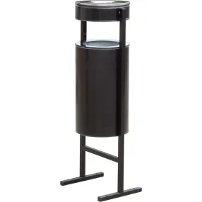 урна уличная 36л. с пепельницей черная, арт. слп-300
