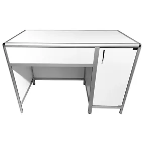 стол лабораторный med 10.004al (белый)