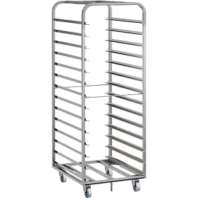 тележка для ротационной печи miwe roll-in () 14 уровней сварная 600х800 мм
