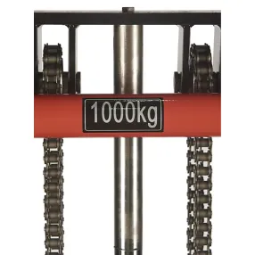 штабелер гидравлический 1,0 т 2,0 м tor cty-eh с раздвижными вилами