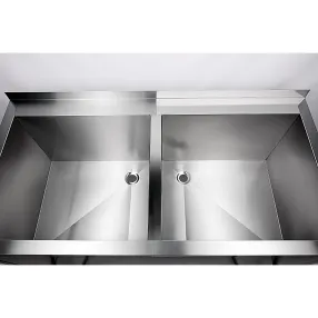 ванна котломоечная с бортом вмск-2/16/8-б