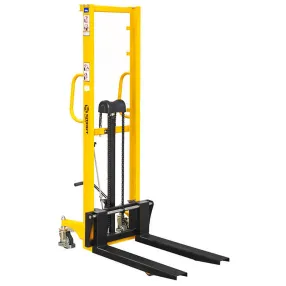 ручной гидравлический штабелер smartlift sda 0516 (500 кг; 1,6 м; вилы 210-620 мм)