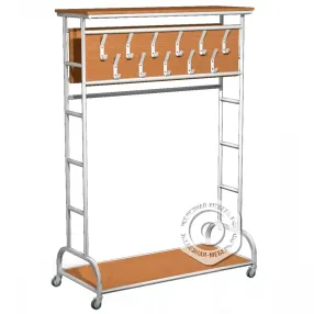 вешалка гардеробная вп хром с лдсп