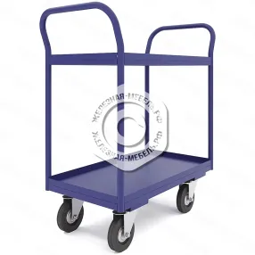 тележка двухъярусная тя 500х1030х925 мм цельносварная с отогнутыми ручками (без колес)