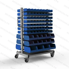 стеллаж мобильный №218 (1415х950х610)