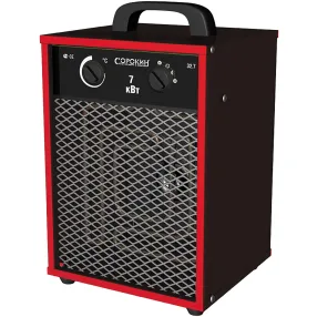 нагреватель воздуха электрический 380в, 7,0 квт, 400м3/ч (арт. 32.7)