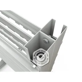 стеллаж для пластиковых лотков sortex односторонний 1500x1000x450.03