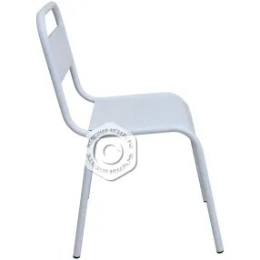 стул металлический перфорированный ст11 для медицинских учреждений белый