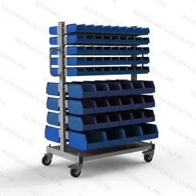 стеллаж мобильный №219 (1415х950х610)