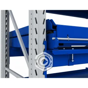 стеллаж с выкатными платформами s-heavy 1000/900 (3 яруса хранения)