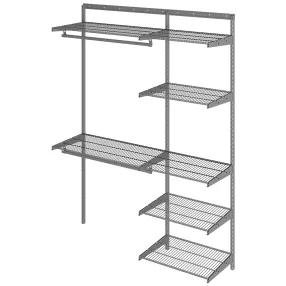 гардеробная система практик home optima g150 графит