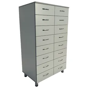 шкаф медицинский картотечный md шмк 16.04 (белый)