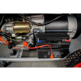 генератор бензиновый tor km11000h 8,0 квт 220в 33 л с кнопкой запуска и колесами