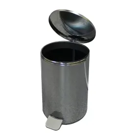 урна с педалью 20л (хром)