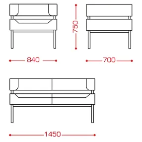 диван шевалье (модель д4)