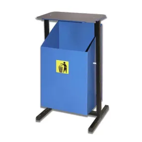 урна уличная «уралочка 2» (с крышкой) 24л