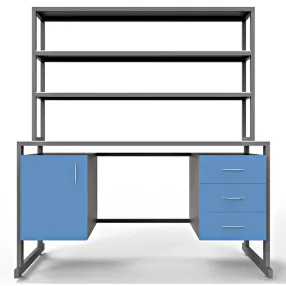 стол лабораторный с керамикой слк 21.016 (белый)