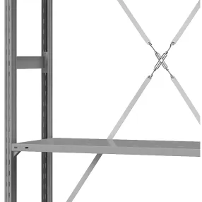 стеллаж тсу универсал 2000х1060х300 (4 усиленные перф. полки)