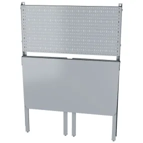 верстак откидной оцинкованный small, перфорация 0,5м