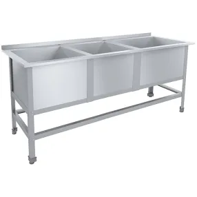 ванна моечная сварная эконом цк вмо3-530эцк-мб