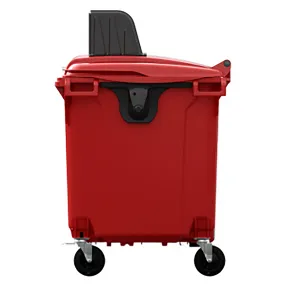 контейнер для мусора 1100 л перфорированный с капюшоном, арт. 22.c19