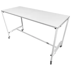 стол лабораторный мобильный слм 17.006 (белый)