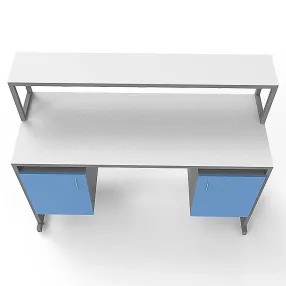 стол лабораторный с керамикой слк 21.004 (белый)