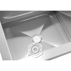 ванна моечная вмсн 700/2 (1350х700х860) «norma inox», 2 м/о 600х600х350 (ножка проф., тр. 40х40)