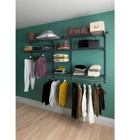 гардеробная система практик home optima g240 графит