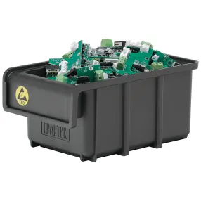 ящик пластиковый практик esd 170x105x80 антистатический