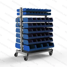 стеллаж мобильный №221 (1415х950х610)