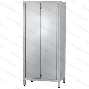 шкаф кухонный шзкп - 1800х1000х600 profi inox (двери-купе, 3 сплошные полки)