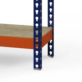 стеллаж металлический профи-т 2500х1540х655 (5 полок из фанеры)