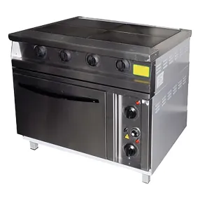 плита электрическая 4-х конф. с жарочным шкафом с электронным терморегулятором пэп-0,48м-дш-э