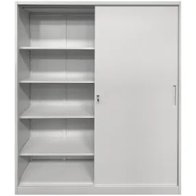 шкаф-купе металлический архивный односекционный с 4мя полками grette 2000x1500x450, артикул jf-sd02