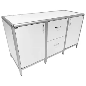 стол-тумба лабораторная med 12.017al (белый)