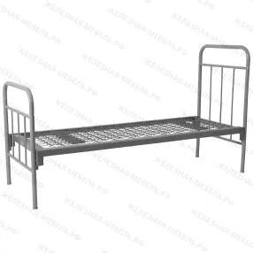 кровать одноярусная «армейская» ложе 1900х700, ромбичекая сетка