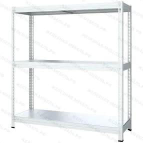 стеллаж титан мс-т 2000х1855х635 (3 яруса, настил оцинк. металл)