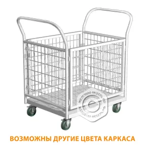 тележка медицинская межкорпусная тмк (каркас белый)