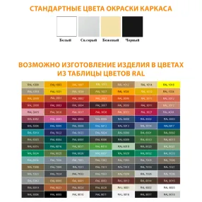 стол рабочий металлический (столешница сталь) слм-2.1