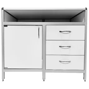 стол-тумба лабораторная med 12.008al (белый)