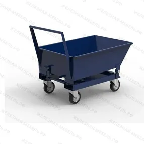 тележка для стружки тс-120 с бункером со сливом сож или масел