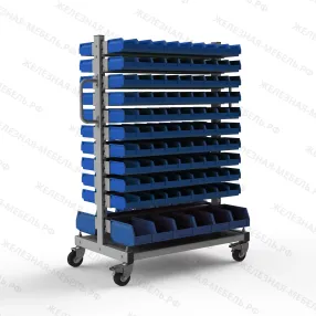 стеллаж мобильный №202 (1415х950х610)