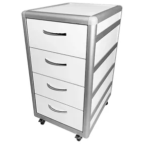 тумба лабораторная med 16.013al (белый)