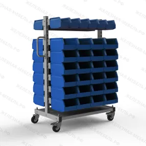 стеллаж мобильный №215 (1415х950х610)