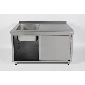 стол производственный купе спзк1м-17/6-бл с моечной ванной